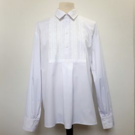 Pánska košeľa biela bavlnená