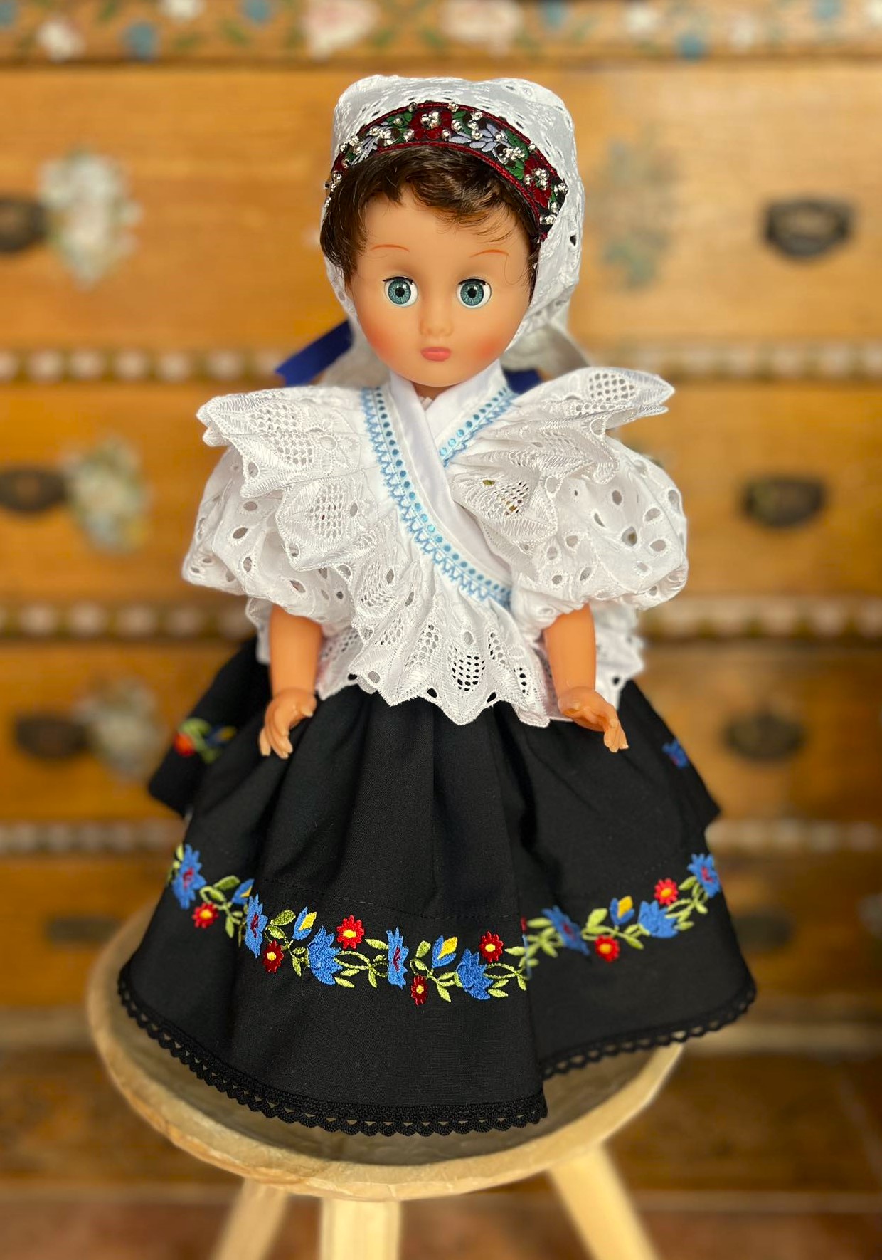 Krojová bábika modrá – 40cm